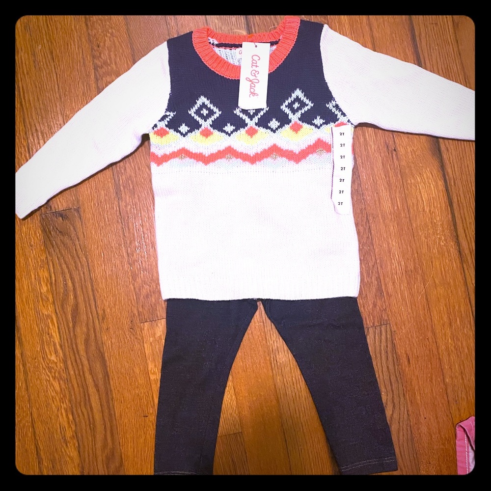 🟣🟣CAT & JACK OUTFIT🟣🟣 sz 2T